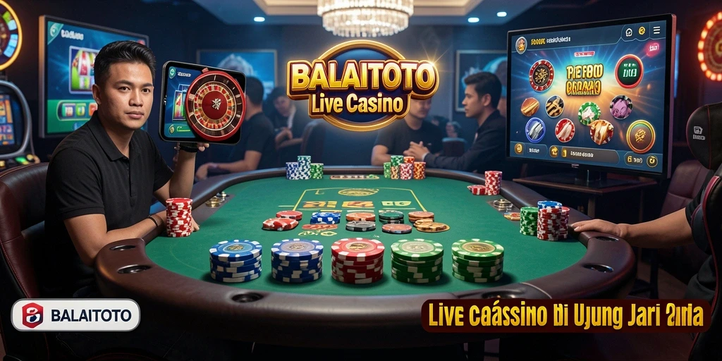 Tampilan gameplay BALAITOTO yang seru dan interaktif di Live Casino.
