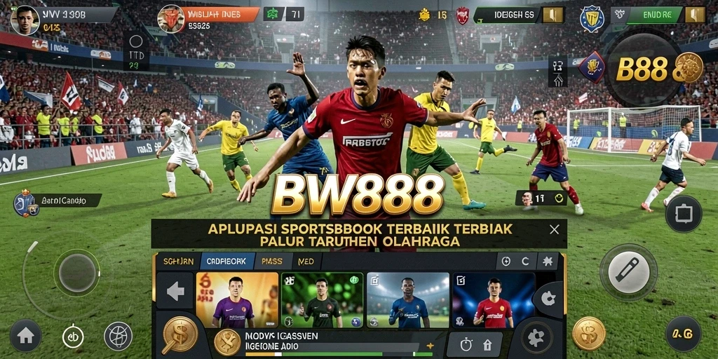Tampilan menarik dari gameplay Sportsbook BW888 saat taruhan langsung.