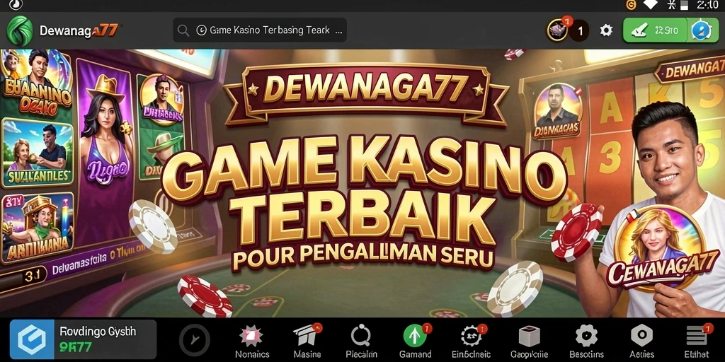 Screenshot DEWANAGA77 menampilkan gameplay kasino yang mengasyikkan dan interaktif.