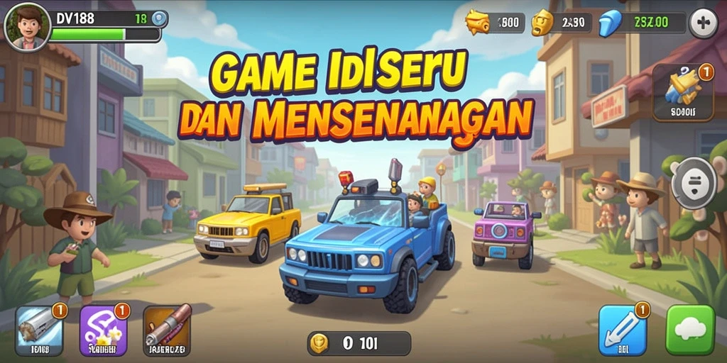 Tampilan gameplay DV188 yang menarik dengan elemen Idle.