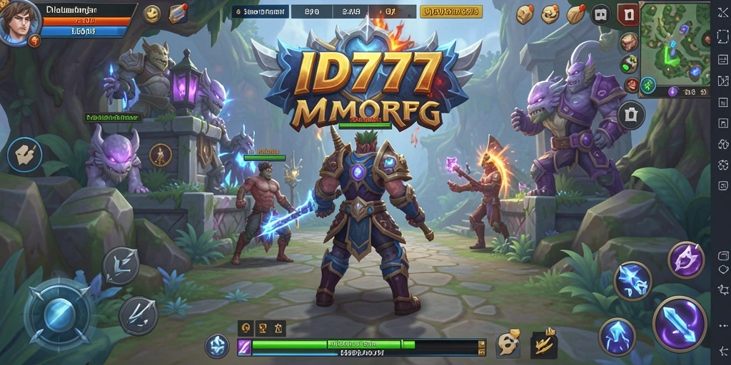 Tampilan menarik dari gameplay penuh aksi dalam ID777.
