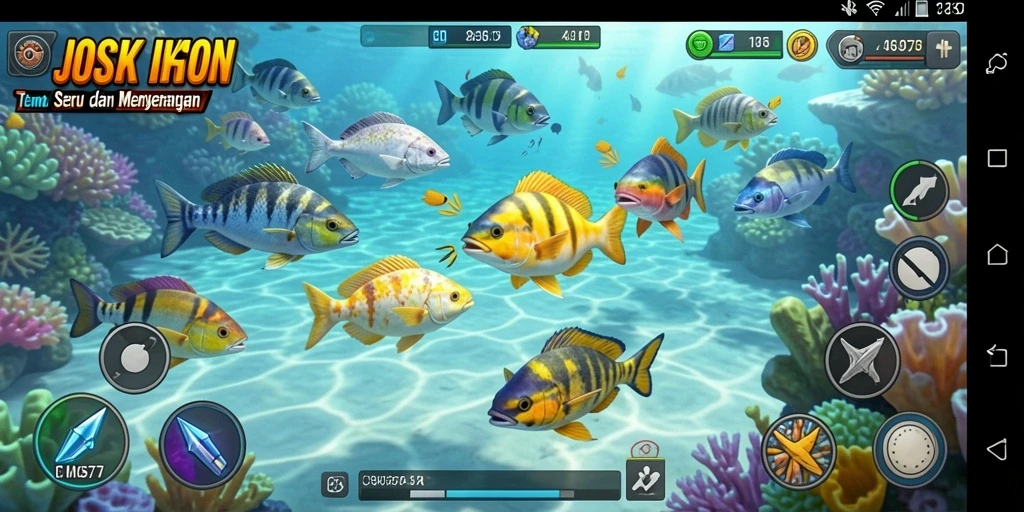 Tampilan screenshot gameplay JOS77 yang menarik dan penuh aksi Tembak Ikan.