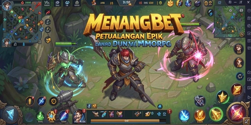 Tampilan gameplay <strong>MENANGBET</strong> yang menarik dan penuh aksi dalam petualangan MMORPG.