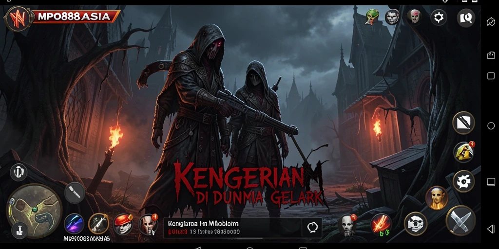 Screenshot MPO88ASIA menampilkan momen menegangkan dalam suasana gelap dan misterius.