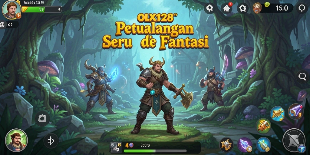 Tangkapan layar gameplay OLX128 dengan aksi petualangan seru.