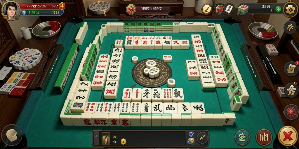 Tangkapan layar gameplay <strong>RPRPRP</strong> menunjukkan tantangan Mahjong yang menarik.