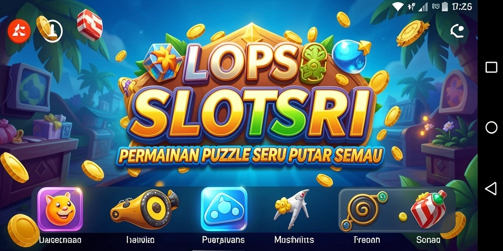 Screenshot gameplay SLOTSRI menampilkan teka-teki yang menarik.