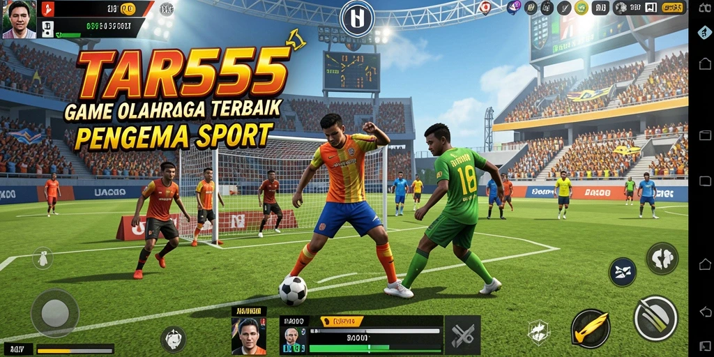 TAR555 menampilkan gameplay yang seru dan penuh aksi dalam berbagai cabang olahraga.